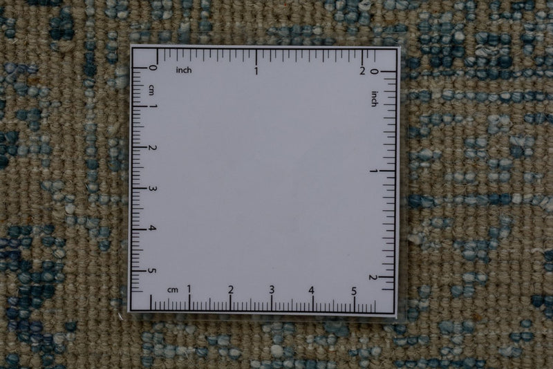 Designer Teppich - 175 x 123 cm - hellblau