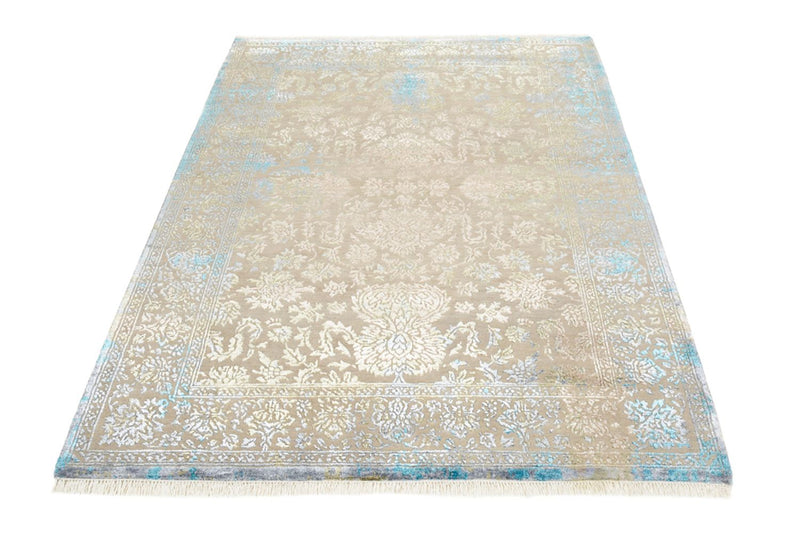 Designer Teppich - 186 x 129 cm - hellbeige