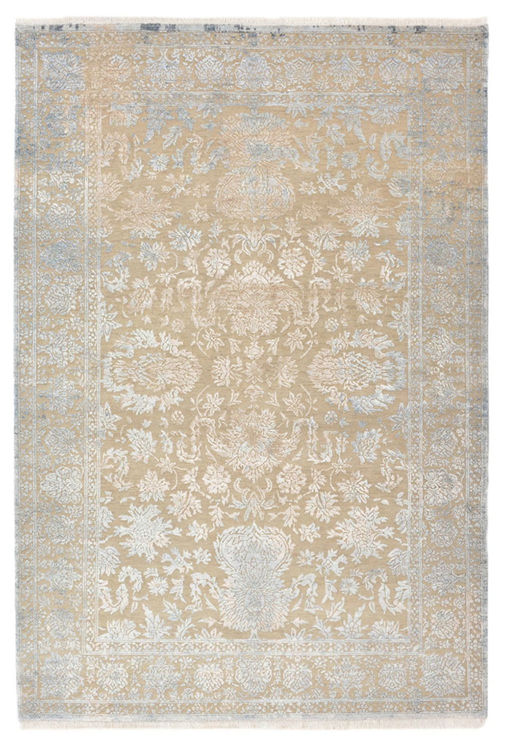 Designer Teppich - 243 x 166 cm - hellbeige