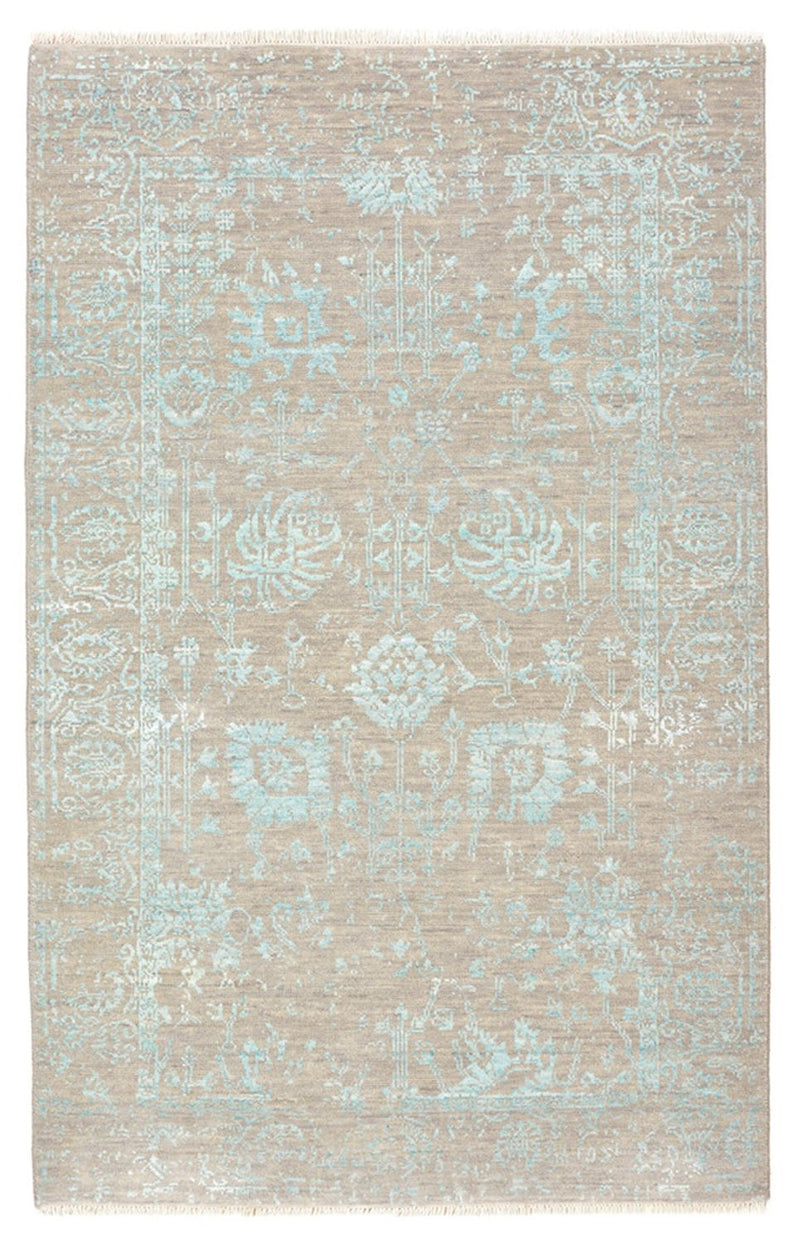 Designer Teppich - 154 x 101 cm - hellbeige