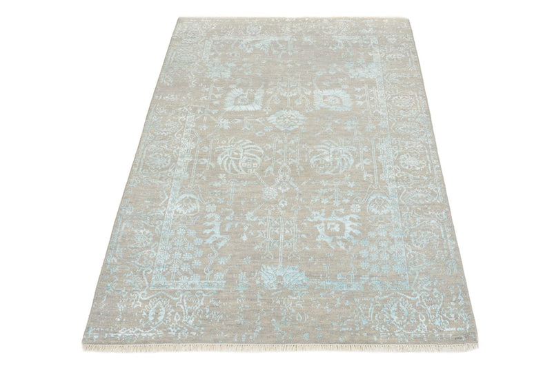 Designer Teppich - 154 x 101 cm - hellbeige
