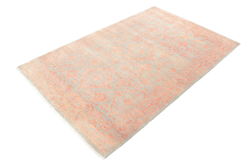 Designer Teppich - 185 x 124 cm - grau
