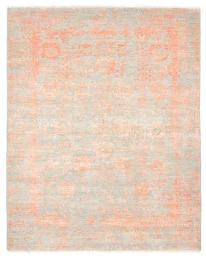 Designer Teppich - 189 x 152 cm - grau