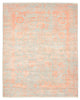 Designer Teppich - 189 x 152 cm - grau
