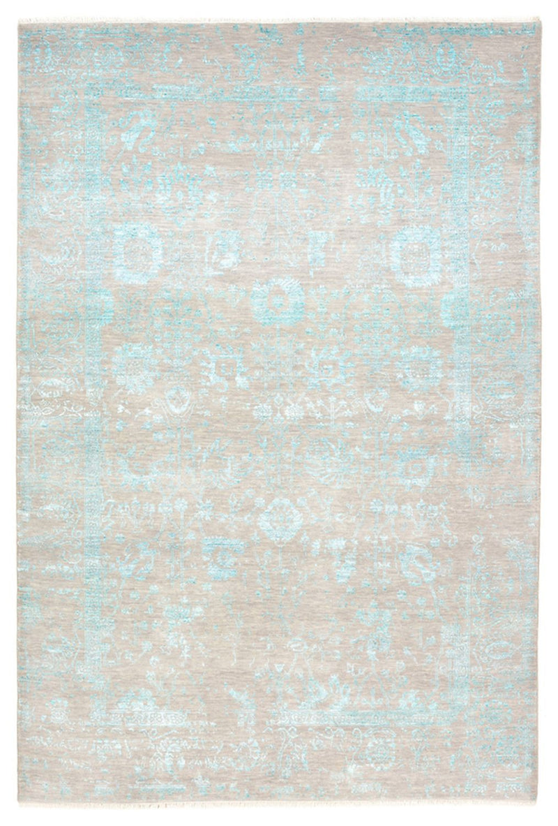 Designer Teppich - 249 x 167 cm - hellgrau