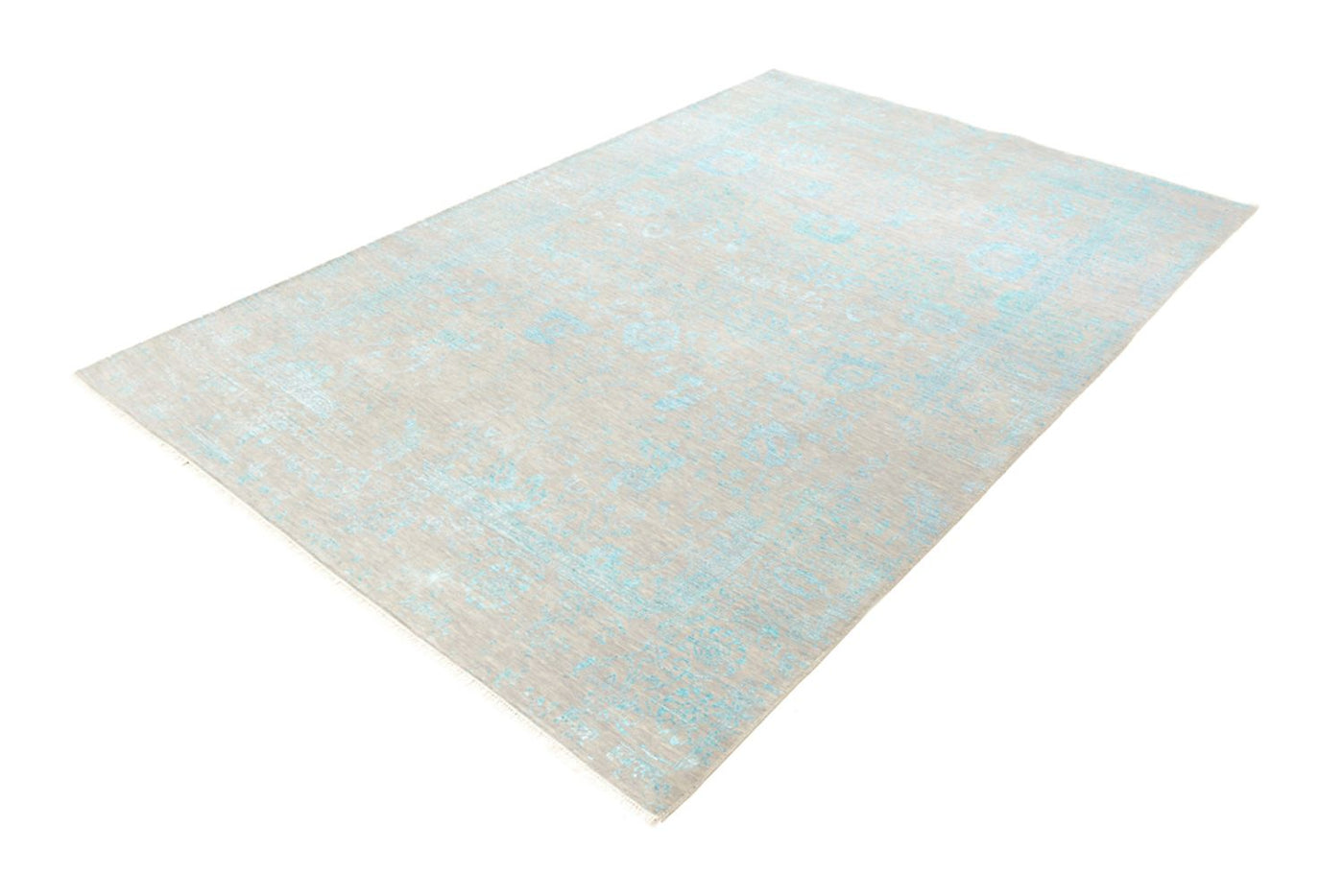 Designer Teppich - 249 x 167 cm - hellgrau