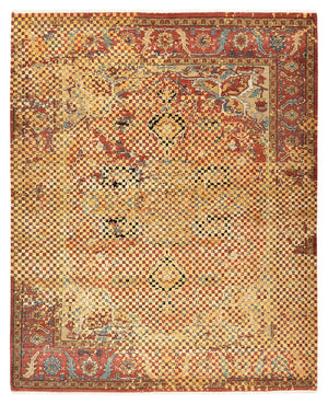 Designer Teppich - 299 x 242 cm - gold