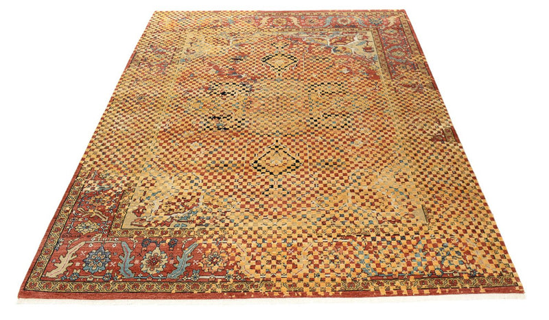 Designer Teppich - 299 x 242 cm - gold