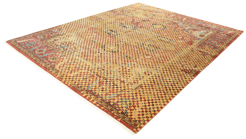 Designer Teppich - 299 x 242 cm - gold