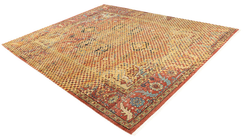 Designer Teppich - 299 x 242 cm - gold
