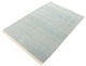 Designer Teppich - 151 x 105 cm - hellgrau