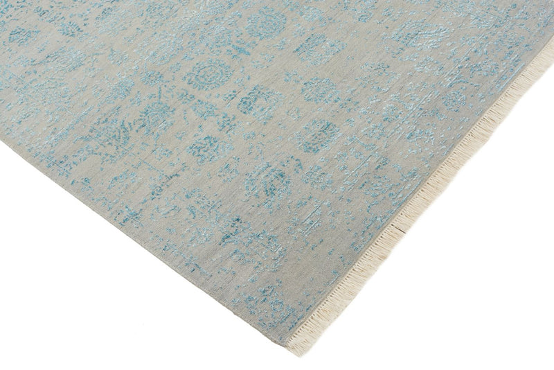 Designer Teppich - 151 x 105 cm - hellgrau
