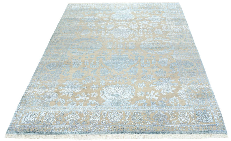 Designer Teppich - 201 x 156 cm - grau