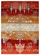 Gabbeh Teppich - Loribaft Indus - 242 x 177 cm - mehrfarbig
