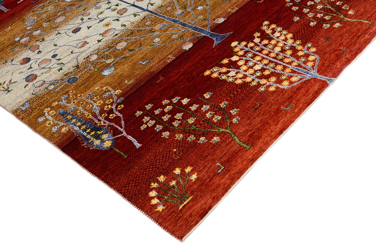 Gabbeh Teppich - Loribaft Indus - 242 x 177 cm - mehrfarbig