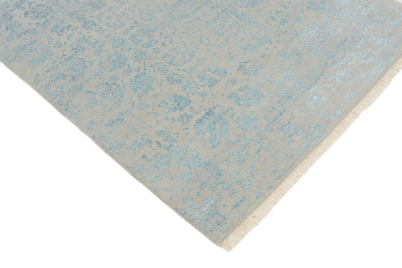 Designer Teppich - 181 x 122 cm - hellgrau