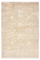 Designer Teppich - 183 x 124 cm - hellbeige