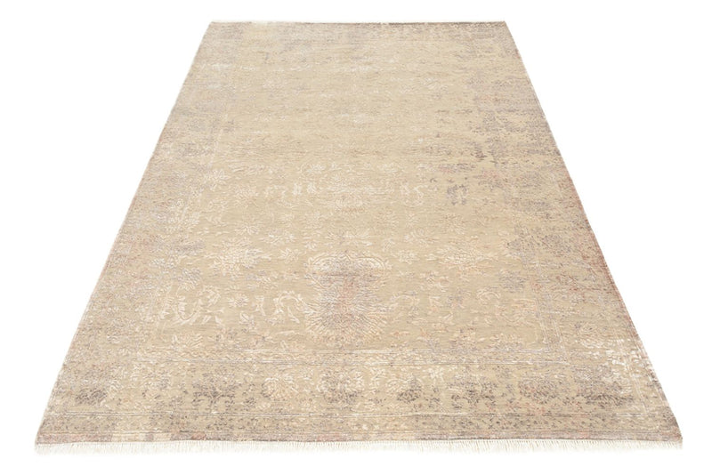 Designer Teppich - 183 x 124 cm - hellbeige
