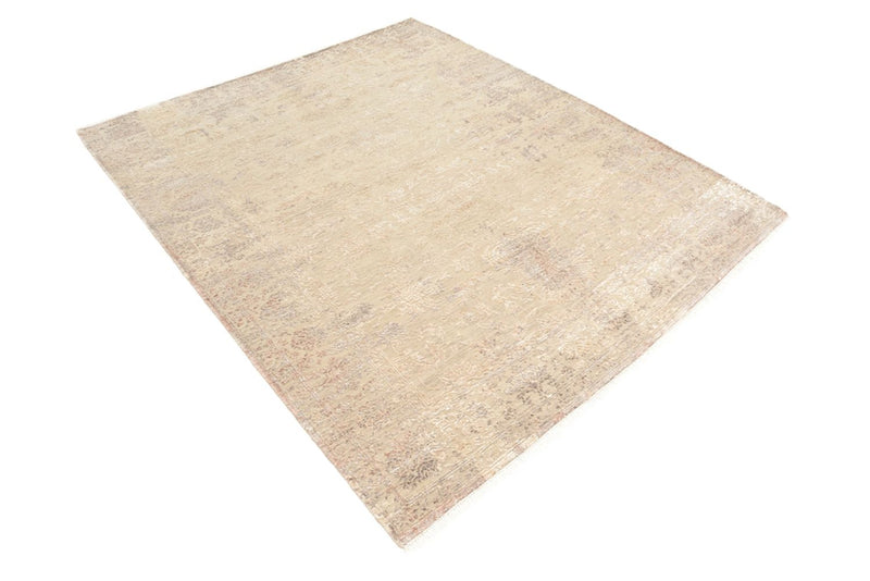 Designer Teppich - 183 x 124 cm - hellbeige