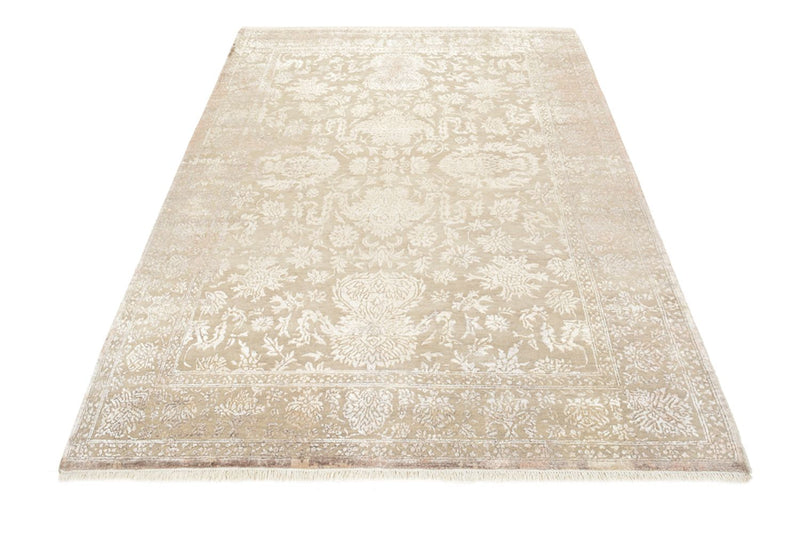 Designer Teppich - 183 x 124 cm - hellbeige