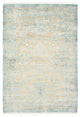 Designer Teppich - 106 x 151 cm - hellblau