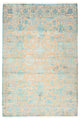 Designer Teppich - 301 x 203 cm - hellblau