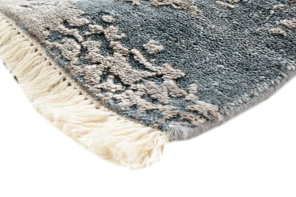 Designer Teppich - 177 x 121 cm - seeblau