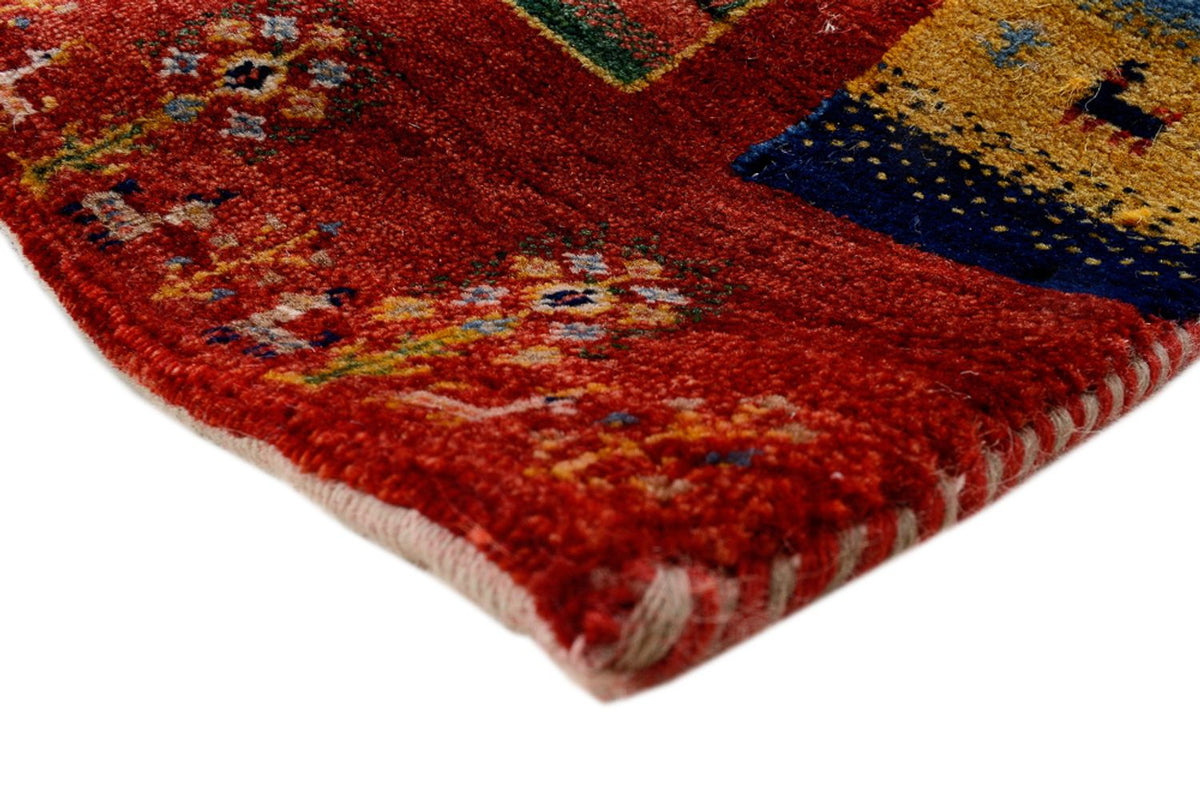 Gabbeh Teppich - Loribaft Indus - 204 x 150 cm - mehrfarbig