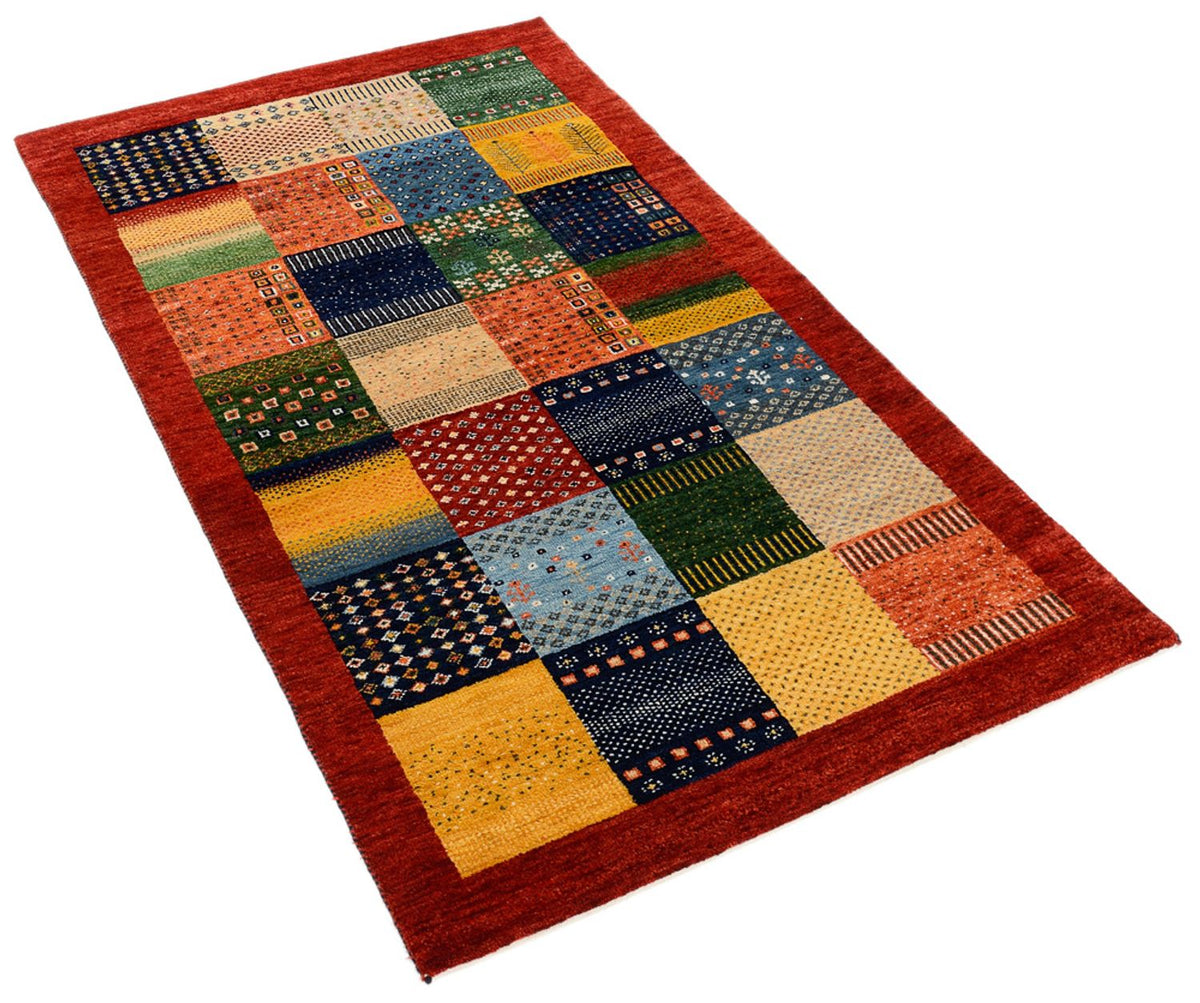 Gabbeh Teppich - Loribaft Indus - 162 x 91 cm - mehrfarbig