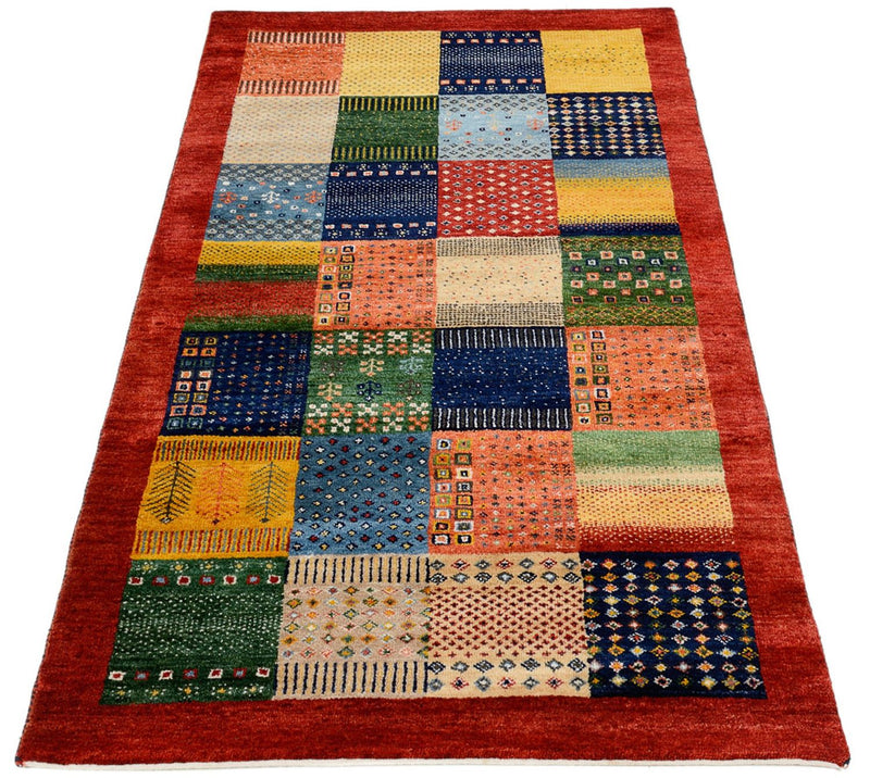 Gabbeh Teppich - Loribaft Indus - 162 x 91 cm - mehrfarbig