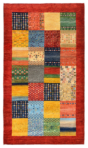 Gabbeh Teppich - Loribaft Indus - 163 x 96 cm - mehrfarbig