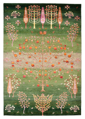 Gabbeh Teppich - Loribaft Indus - 246 x 171 cm - mehrfarbig