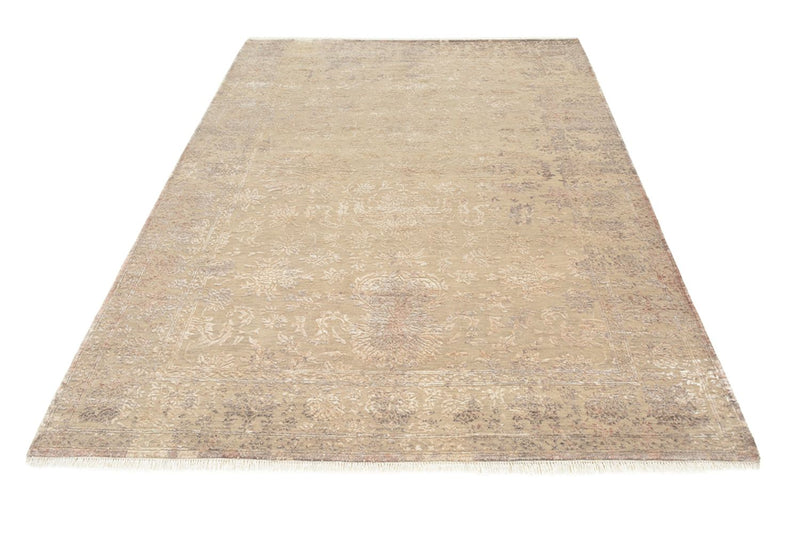 Designer Teppich - 179 x 131 cm - hellbeige