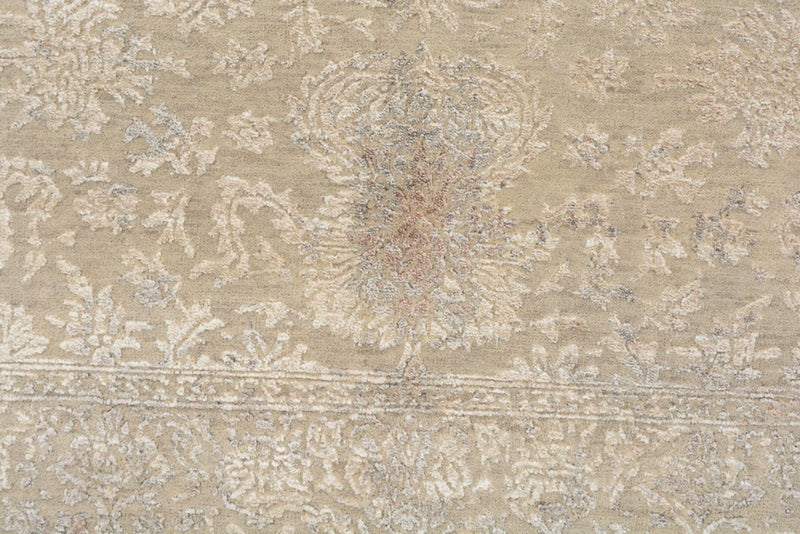 Designer Teppich - 179 x 131 cm - hellbeige