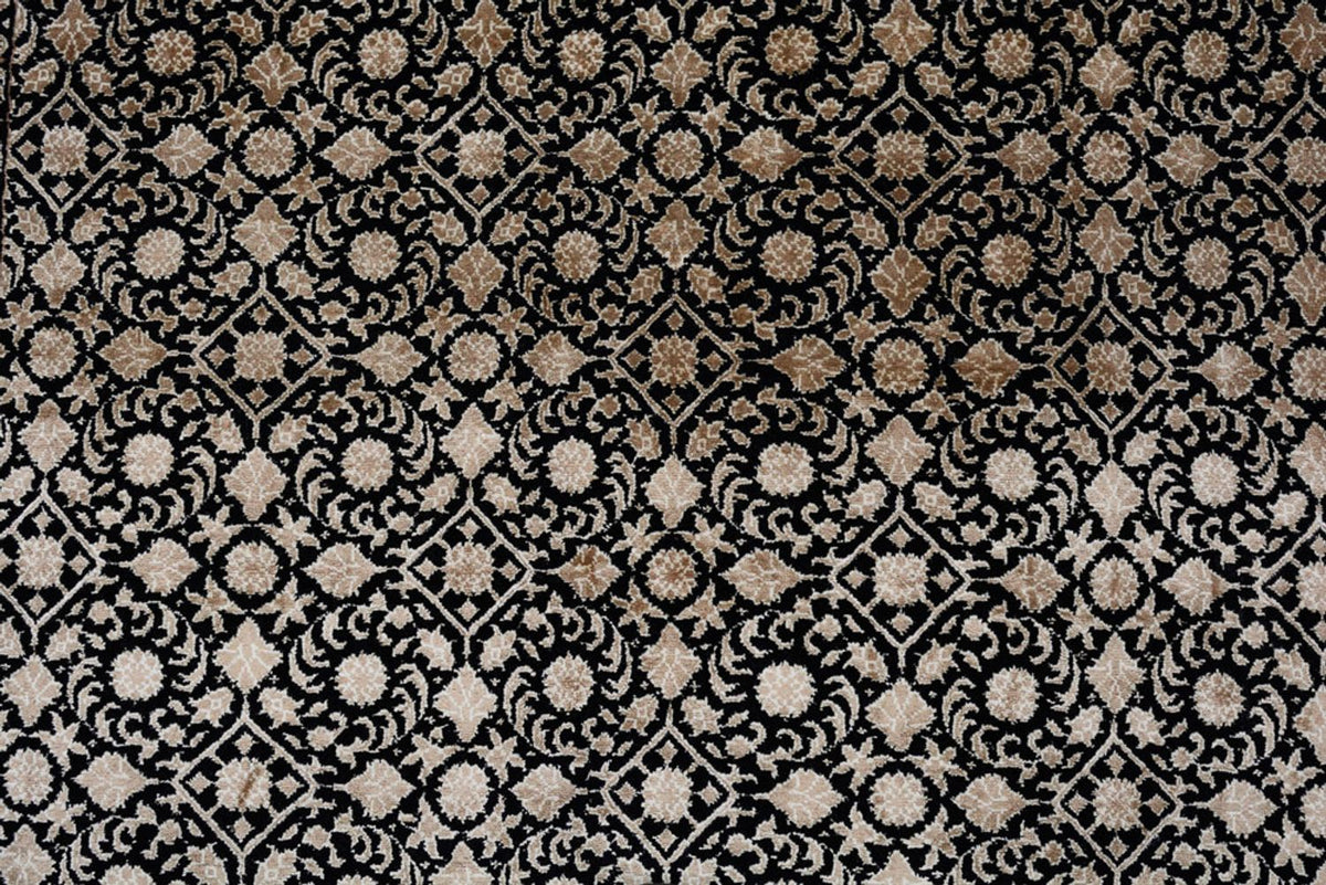 Orientteppich - Bidjar - Indus - 204 x 141 cm - dunkelbeige