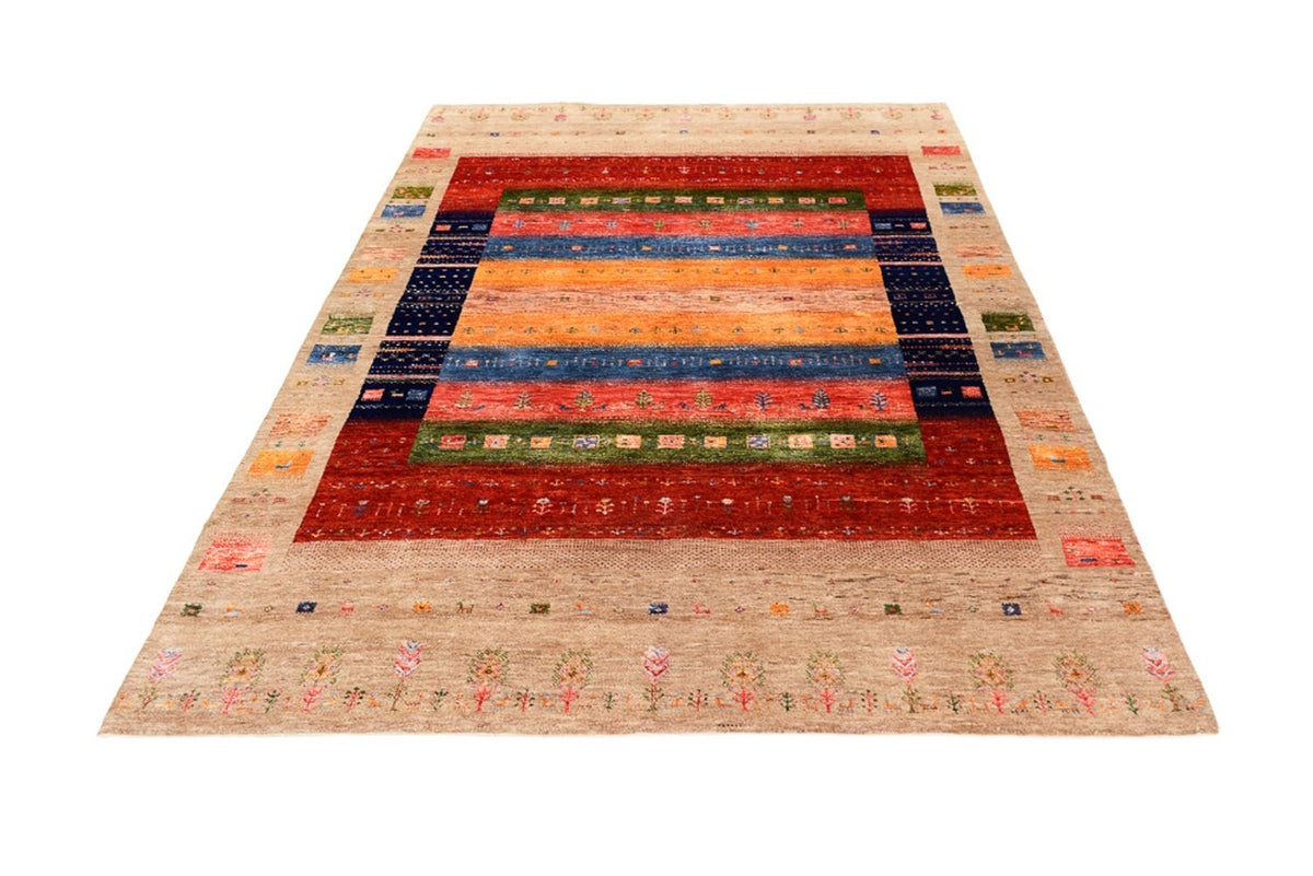 Gabbeh Teppich - Loribaft Indus - 244 x 173 cm - mehrfarbig