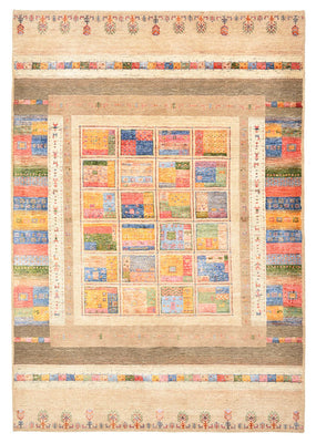 Gabbeh Teppich - Loribaft Indus - 244 x 171 cm - mehrfarbig