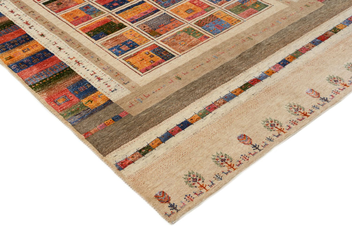 Gabbeh Teppich - Loribaft Indus - 244 x 171 cm - mehrfarbig