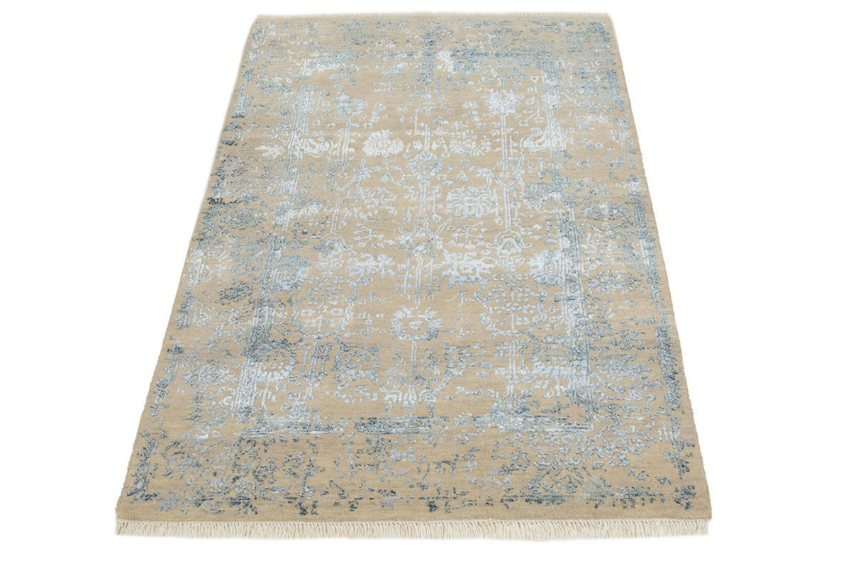 Designer Teppich - 149 x 95 cm - hellbeige