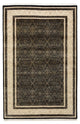Designer Teppich - 153 x 101 cm - dunkelbeige