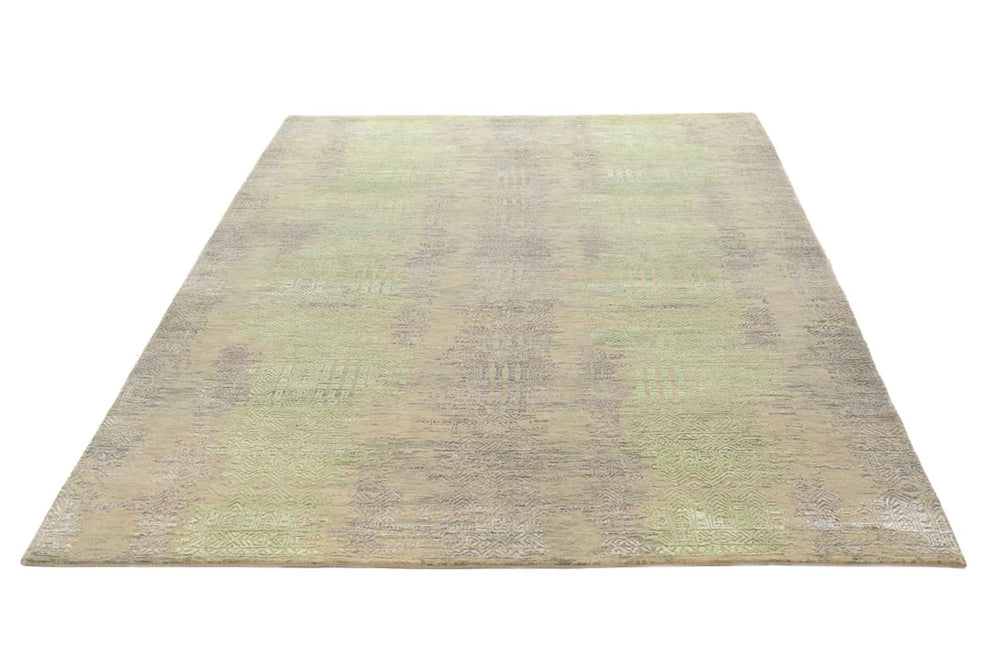 Designer Teppich - 236 x 179 cm - hellgrün