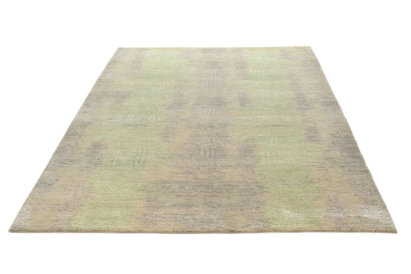 Designer Teppich - 236 x 179 cm - hellgrün