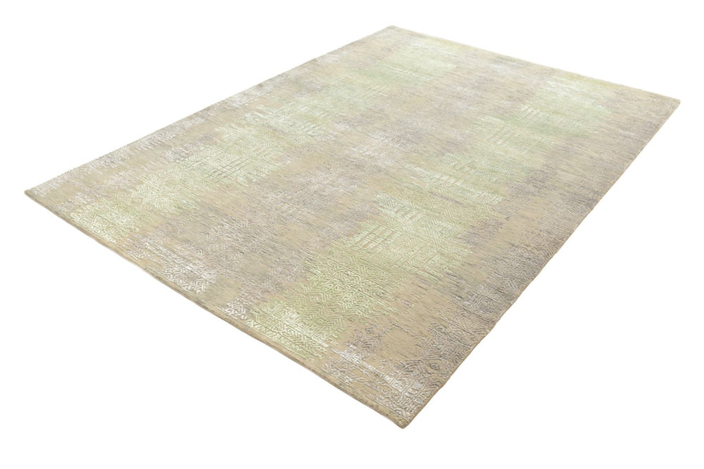Designer Teppich - 236 x 179 cm - hellgrün