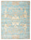 Designer Teppich - 234 x 176 cm - hellblau