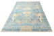 Designer Teppich - 234 x 176 cm - hellblau