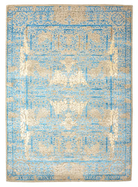 Tapis design - 243 x 174 cm - bleu clair