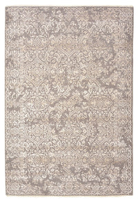 Tapis design - 181 x 124 cm - gris clair