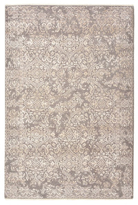 Tapis design - 184 x 124 cm - gris clair