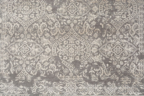 Designer Teppich - 184 x 124 cm - hellgrau
