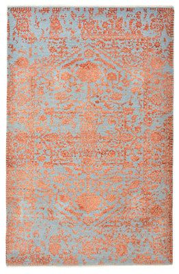 Designer Teppich - 190 x 124 cm - orange